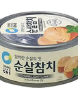 Chung Jung One OFood Canned Tuna Authentic Chunk Light Tuna Seafood in Sunflower Oil Perfect for Fresh Salads Sandwiches and Healthy Meals Pack of 3 ORIGINAL