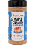 FreshJax Premium Gourmet Spices and Seasonings (Organic Maple Cinnamon - Extra Large)