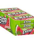 Extra Chewing Gum, Sweet Watermelon Sugarfree, 12 Ounce (Pack Of 12)