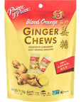 Prince of Peace Blood Orange Ginger Chews 4 oz  Candied Ginger  Candy Pack  Ginger Chews Candy  Natural Candy