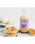 BUTTER COUNTRY Rich  Creamy Buttermilk Syrup  Huckleberry Cream Flavor  No Artificial Flavors No Corn Syrup GlutenFree rBSTFree Dairy  Syrup for Pancakes Waffles  Desserts  16 fl oz1 Pack