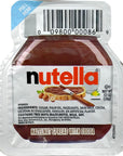 crait Nutella Chocolate Hazelnut Spread 052 oz Single Serve Mini Snack Pack 24 Pack 100 Calorie Portion Control Packs School Lunch Boxes Work Office Breakrooms Travel and OnTheGo Nutella Packs