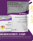 Banana Bread Electrolyte  ViShape  1 Shake Pouch 24 Servings  1 Box Banana Bread MixIn 15 Servings Daily Energy  Enhance Endurance Formerly Known as Visalus