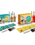 Fusion Select Authentic Bubble Tea Kit Extra Rich 5 Packs Bubble Tea Drink Boba Tapioca Pearl Straws Popular Bubble Tea Flavors 10 Flavors