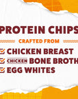 Wilde Protein Chips, Chicken and Waffles (1.34 Ounce Bags, Pack of 8 Bags) Crafted From Real Ingredients: Chicken Breast, Egg Whites, Chicken Bone Broth, Sugar Free, High Protein, Keto Friendly