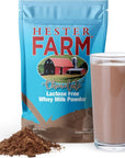 Hester FARM Lactose Free Chocolate Whey Milk Powder for Kids and Adults LactoseFree Chocolate Milk Instant Breakfast Chocolate 300g