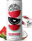 Once Upon a Coconut 100 Pure Watermelon Coconut Water  Natural Hydrating Low Calorie Drink with Electrolytes  No Added Sugar or Sweeteners  108 fl oz Pack of 12