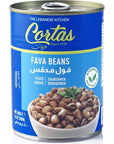 Cortas Fava Beans 14 Oz 12 PACK  Cooked Foul Medammas  Ready to Eat