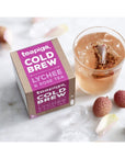 teapigs Lychee  Rose Cold Brew Tea Bags 10 Count x 6 Boxes Caffeine Free Herbal Infusion Tea Sweet Flowery