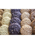 Nutrisnacks Sugar Free Cookies 24 units Variety Pack, 5 natural flavors, 0 gr of Sugar, sweetened with stevia, with whole grain cereals, dietary fiber and prebiotics.