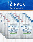 Blue Harbor Fish Co Wild Albacore Tuna in Water No Salt Added Soy Free Gluten Free  NonGMO 3 Ounce Pack of 12