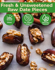 Sincerely Nuts No Sugar Added Pitted Dried Dates 5lb  Whole Fresh Unsweetened Dry Date Pieces  Natural Non Sugared Dates for Mixed Fruits Bread  Smoothies  Vegan Kosher  Gluten Free Snack