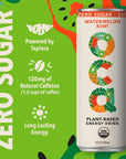 Oca Watermelon Kiwi Plant-Based Energy Drink - 12 Fluid Ounce (Pack of 12)