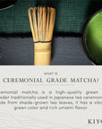 Kiyo Matcha Imperial Grade Ceremonial Uji Matcha  Pure Japanese First Harvest Ceremonial Grade Matcha Green Tea Powder from Uji Japan 40g14oz