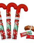 Kit Kat Candy Bars Stocking Stuffer Candy Cane Tubes - 3 Pack