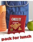 Cheez-It Cheese Crackers, Baked Snack Crackers, Lunch Snacks, Original (40 Packs)