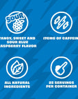 Madrinas  Sour Blue Raspberry Charged Refresher  135oz 25 Servings