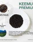 Keemun Premium Tea by Tea Formula  20 Organic Pyramid Teabags  Organic Black Tea  Creamy Floral Malty  High Caffeine