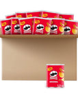 Pringles Potato Crisps Chips, Lunch Snacks, Office and Kids Snacks, Grab N' Go, Original (12 Cans)