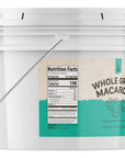 Pure Original Ingredients Whole Wheat Macaroni 1 Gallon High Fiber Salads Soups Always Pure