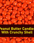 ReesesPieces Peanut Butter Encased in Crunchy Candy Shell Indulging Sweet Peanut Butter Bite for a Melt in Your Mouth Snacking Perfect Sweet Snacks for Kids and Adults Bulk 5lb Bag