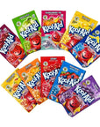 Kool Aid Packets Ultimate Bundle  30 Kool Aid Mix Powder Packets  Kool Aid Variety Pack With 10 Unique Flavors Includes Sharkleberry Fin Koolaid and CAPTIVAMKT Fridge Magnet