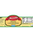 Mezzetta Dilled Cauliflower Fresh Pack Mild  Gluten Free Keto  16 Fluid Ounce Jar Pack of 6