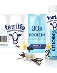 Fairlife Nutrition Protein Shakes  Pack of 12  30g Protein Low Sugar LactoseFree  Delicious Vanilla Chocolate Salted Caramel and Strawberry Flavors 115 fl oz In KozyHome Packaging Vanilla