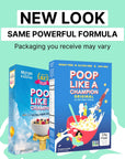 Poop Like A Champion Ultra High Fiber Cereal - Non GMO - Fiber Supplement - Corn Bran | Breakfast Essentials with Soluble Fiber, Insoluble Fiber & Psyllium Husk Powder