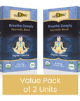 Valdena Bio 40 Teabags Licorice Tea Value Pack Breathe Deeply Herbal Tea Natural Blend with Thyme Tea Caffeine Free Antioxidant Rich Organic Herbal Tea