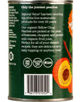 Natural Value Organic Yellow Cling Chunky Peaches 15 oz pack of 4 Product of USA Gluten Free Vegan GMO Free Non BPA Lining In organic fruit juice from concentrate