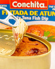 Conchita Zesty Tuna Fish Dip 4 oz  Bold Seafood Flavor Ideal for Crackers Breads and Veggies Pack of 25