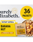 Purely Elizabeth Banana Nut Superfood Oatmeal with Prebiotic Fiber Made with Organic Oats Flax  Chia Vegan Gluten Free  NonGMO 912 Ounce Pack of 6