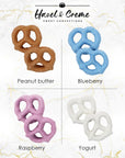 Yogurt Pretzels  Gourmet Pretzels Gift Box  Assorted Flavor Chocolate Pretzels  Thank You Birthday Sympathy Gift Kosher