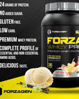 Forzagen Low Carb Whey Protein Powder Vanilla Flavored