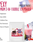 Apexy Premium Bubble Tea Powder Mix 1587 oz Strawberry Bubble Tea Instant 3 in 1 Bubble Tea Mix Smoothie Mix For Hot or Cold Drinks Made in Taiwan Strawberry