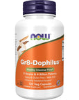 NOW Supplements, Gr8-Dophilus™with 8 Strains & 4 Billion Potency, Shelf Stable, 120 Veg Capsules