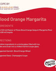 Master of Mixes Blood Orange Margarita Drink Mix Ready To Use 1 Liter Bottle 338 Fl Oz Pack of 3