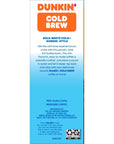 Dunkin Cold Brew Ground Coffee Packs 846 Ounces Pack of 6