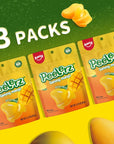 Amos Peelable Mango Candy Peelerz Gummy Mango Peeling CandyResealable 219oz Bag Pack of 3