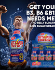 Vitamin Energy B12 Energy Shots | Natural Healthy Energy & Focus Drink | Sugar-Free Carb-Free Supplement | Vitamins B6, B12 | Energize up to 7+ Hours | Acai Pomegranate - 1.93 fl oz - Pack of 12