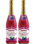 Kedem Sparkling 100 Concord Grape Juice 254oz 2 Pack Kosher Non Alcoholic No Added Sugar