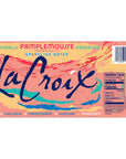 LaCroix Pamplemousse Grapefruit 12 oz Can Pack of 12 with By The Cup Coasters