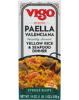 Vigo Authentic Paella Valenciana Yellow Rice  Seafood Dinner Spanish Recipe Yellow Rice  Seafood Dinner 19 Ounce Pack of 6