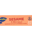 Wasa Flatbread Thins Crackers Sesame and Sea Salt 67 Ounce