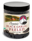 Organic Peeled Black Garlic Cloves  13oz  Kosher Certified