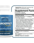 Paleovalley NeuroEffect - Neuro Mushroom Coffee Nutritional Supplement for Focus, Memory, and Energy Support - 28-Day Supply - 8 Full Spectrum Mushroom and Whole Coffee Fruit Extracts