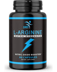 L-Arginine Capsules by SMS for Protein Building & Nitric Oxide Boosts | Beet Root Powder for Vascularity & Growth | 60 Veggie Capsules