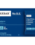 RXBAR Protein Bars Protein Snack Snack Bars Blueberry 183oz Box 10 Bars