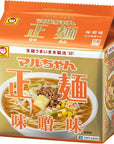 Maruchan  Seimen Japanese Instant Ramen Noodles Miso Taste 185oz For 5 Bowls